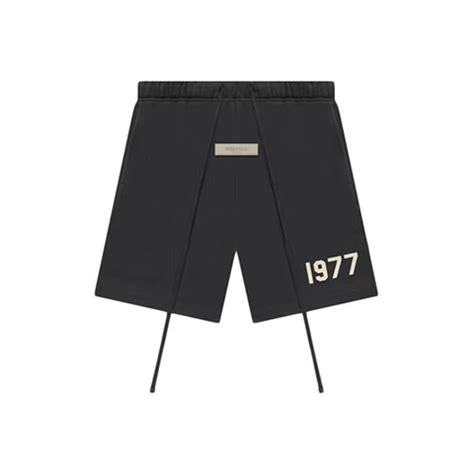 fear of god black shorts|fear of godessiantls shorts.